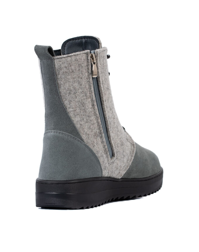 Ботинки войлочные, меланже