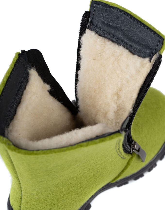 Сапоги войлочные, олива, 22-26р