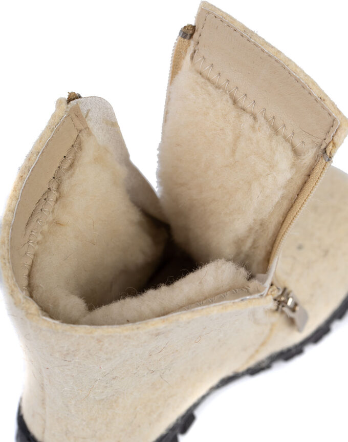 Сапоги войлочные, бежевые, 22-26р