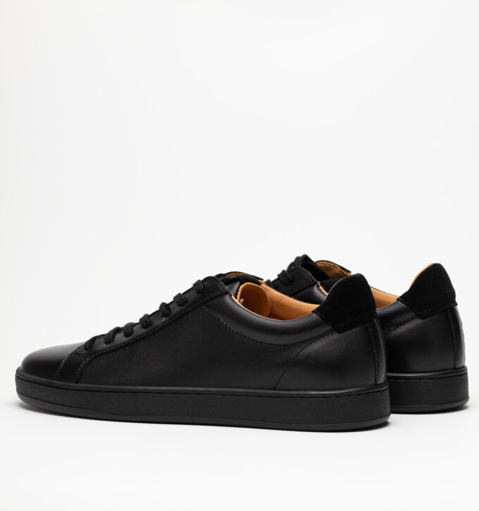 Кеды мужские натуральная кожа, черные