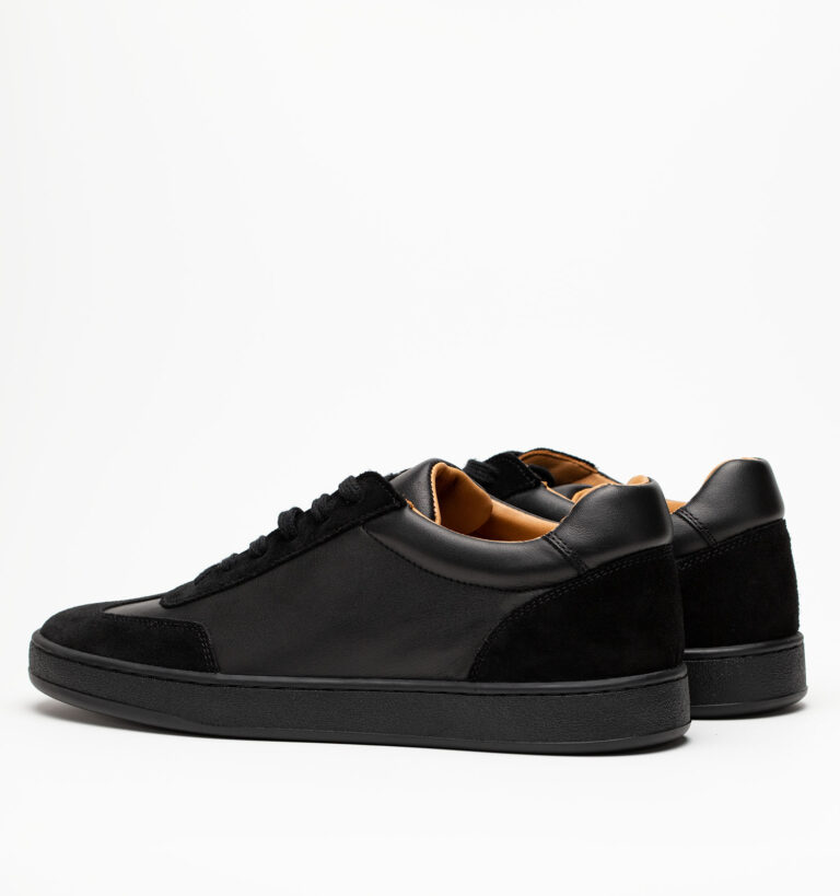 Кеды мужские натуральная кожа, черные