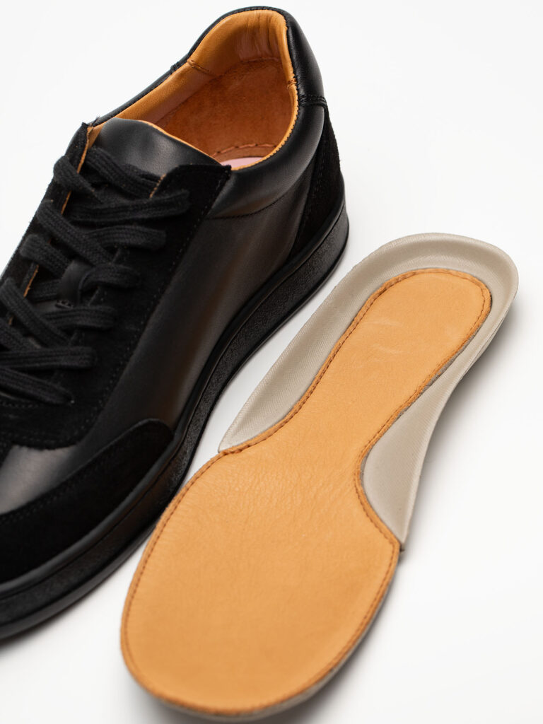 Кеды мужские натуральная кожа, черные