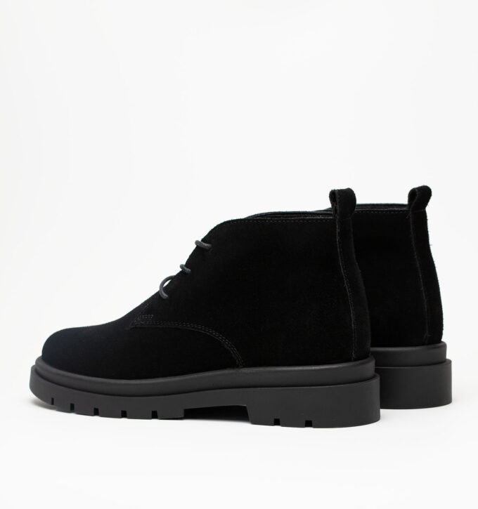 Дезерты женские натуральная кожа с байкой, черные